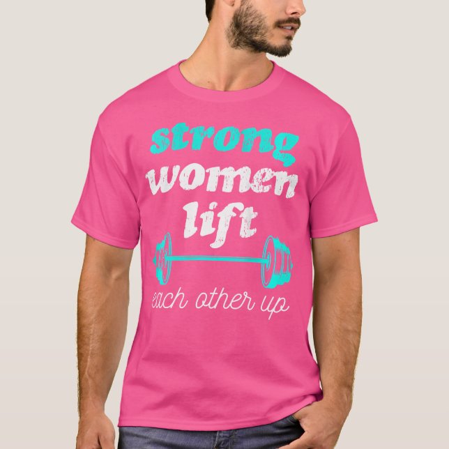 Camiseta Duas Mulheres Empoderadas Que Levantam Feministas (Frente)