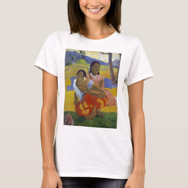 Camiseta Duas Mulheres Tahitianas, Gauguin (Frente)
