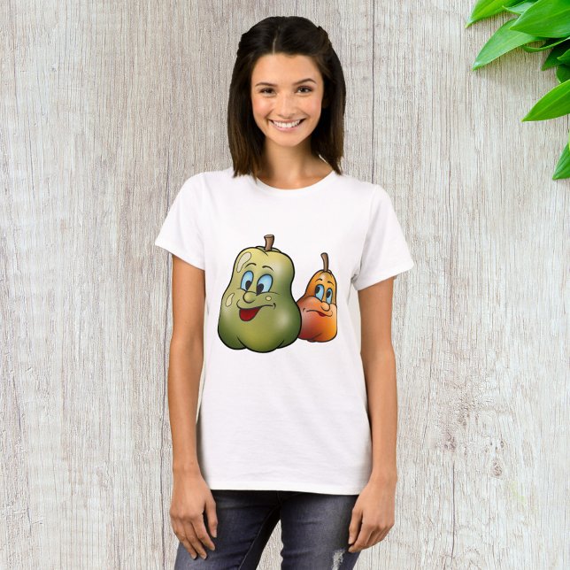 Camiseta Duas Peras Felizes (Criador carregado)