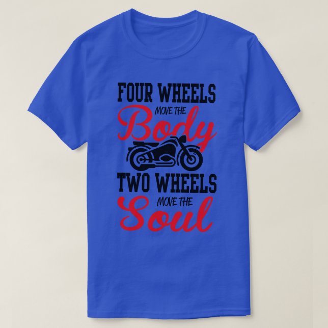 Camiseta Duas rodas movem a alma 1 (Frente do Design)