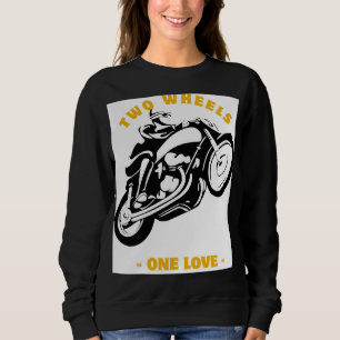 Camiseta Duas Rodas Um Amor Gráfico Moto
