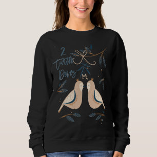 Camiseta Duas Tartarugas Doves 12 Dias De Música De Natal C