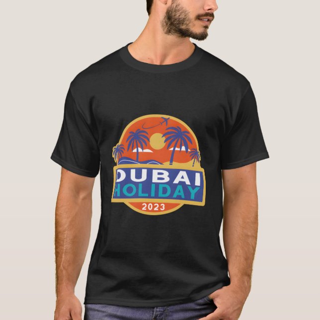 Camiseta Dubai 2023 Estudantes Férias de Uso Familiar (Frente)