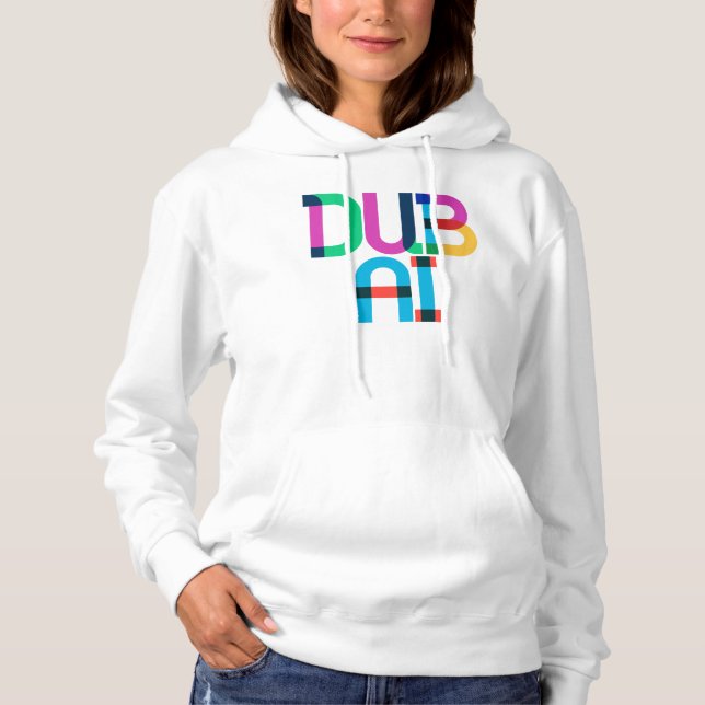 Camiseta Dubai Emirados Árabes Unidos - Cartas de Pop (Frente)
