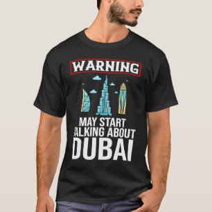 Camiseta Dubai Emiratos Árabes Unidos Uae Cidade Skyline Ma