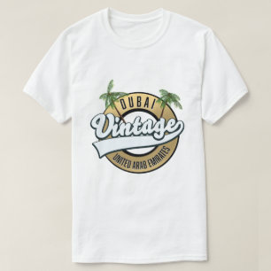Camiseta Dubai Vintage Emirados Árabes Unidos 