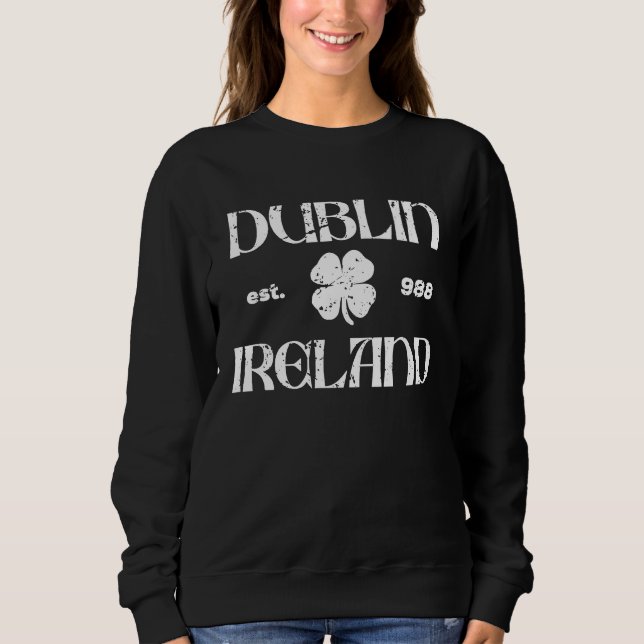 Camiseta Dublin Ireland Est 988  St Patricks Day Irish Sham (Frente)