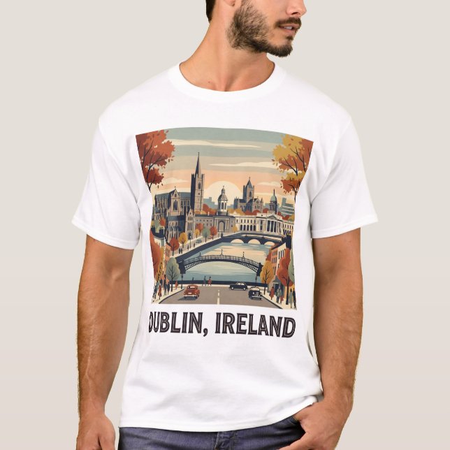 Camiseta Dublin no Outono (Frente)
