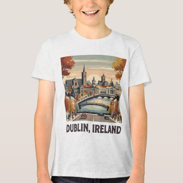 Camiseta Dublin no Outono (Frente)