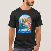 Dubrovnik Croácia Viagem Art Vintage