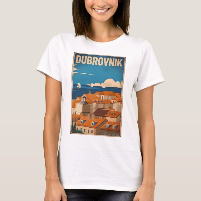 Camiseta Dubrovnik vintage (Frente)