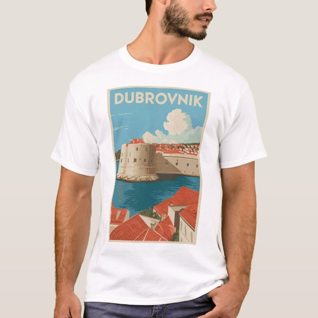 Camiseta Dubrovnik vintage (Frente)