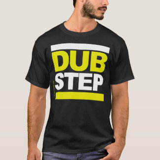 Camiseta Dubstep branco/amarelo