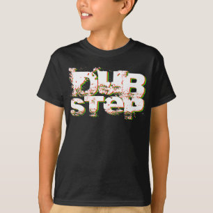 Camiseta Dubstep vermelho e verde