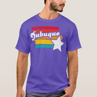 Camiseta Dubuque Iowa Vintage angustiou Souvenir 2