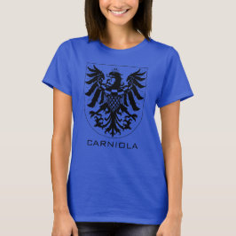 Camiseta Ducado da Carníola Arte Heráldica Monocromática
