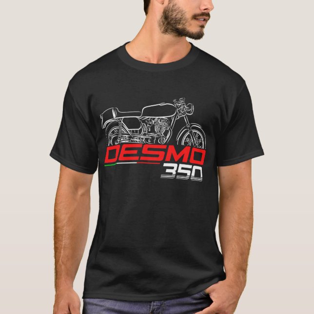 Camiseta Ducati 350 Desmo 1970 (Frente)