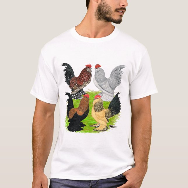 Camiseta D'Uccles quatro galos (Frente)