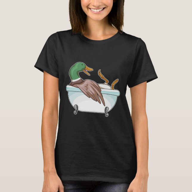 Camiseta Duck Bathe Bathtub (Frente)