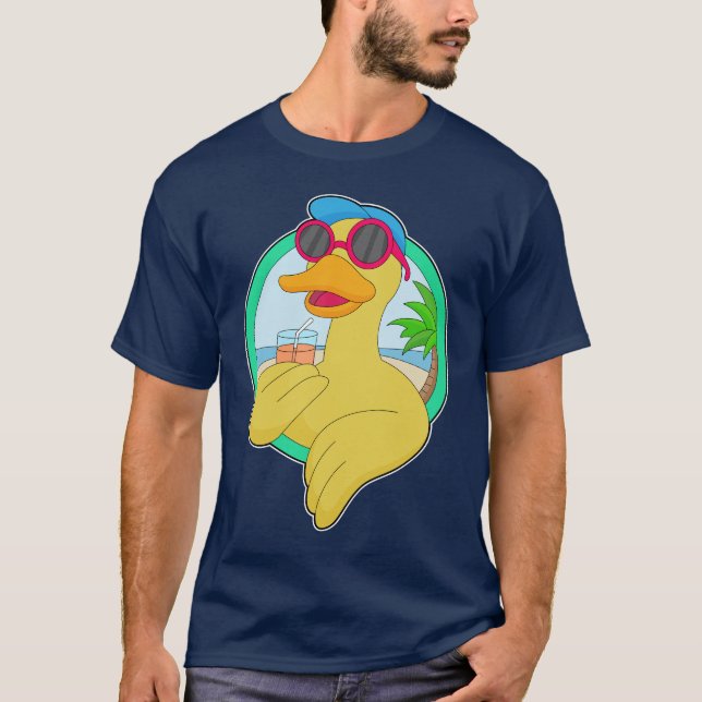 Camiseta Duck Beach Beefet Summer (Frente)