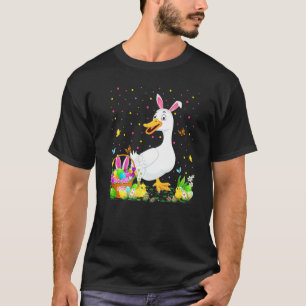 Camiseta Duck Bird Easter Páscoa do Duque Bunny Duck Doming