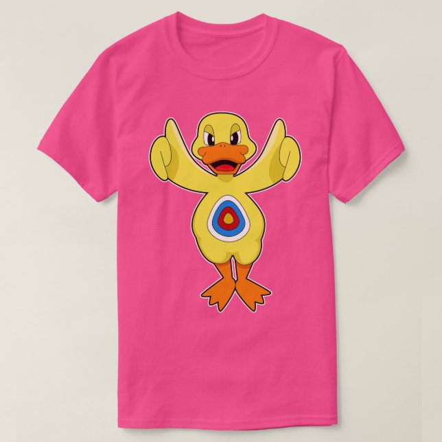 Camiseta Duck Darts Bullseye (Frente do Design)