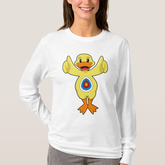 Camiseta Duck Darts Bullseye (Frente)