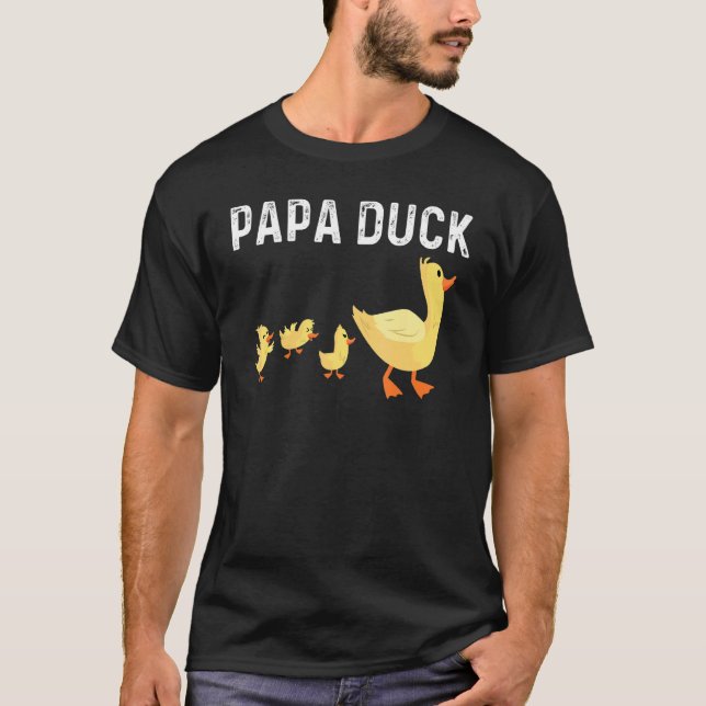 Camiseta Duck Designs For Dad Men Farm Duckling Owner Hunte (Frente)