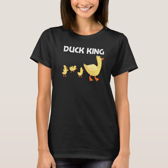 Camiseta Duck Designs For Men Dad Farm Duckling Owner Hunte (Frente)