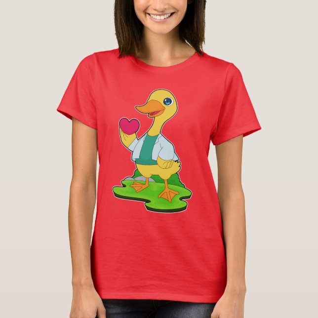 Camiseta Duck Doctor Heart (Frente)