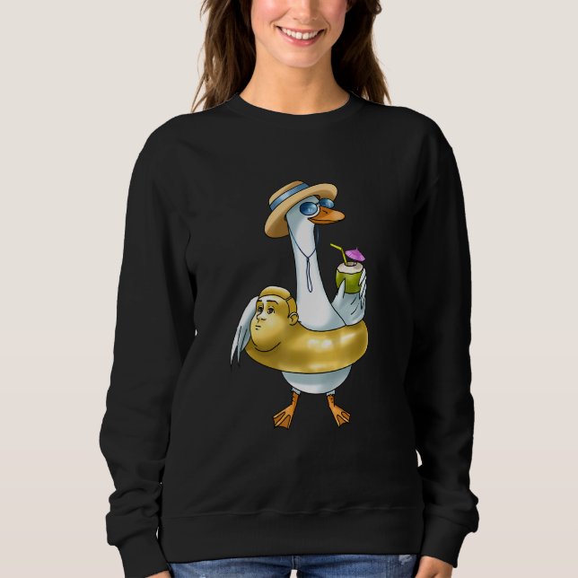 Camiseta Duck Goose Summer Vacay Duck (Frente)