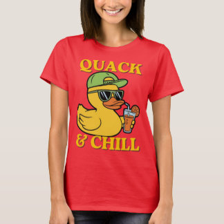 Camiseta Duck Holiday – Canard en vacances tropicales