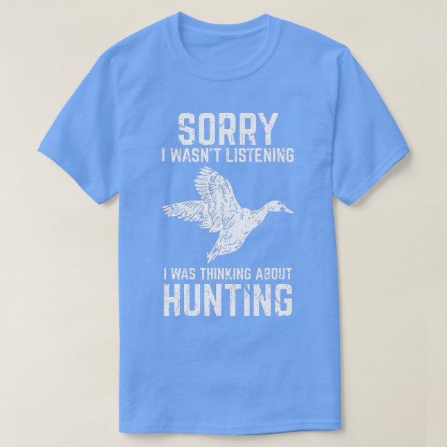 Camiseta Duck Hunting Funny Gift for Duck  Goose Hunters  (Frente do Design)