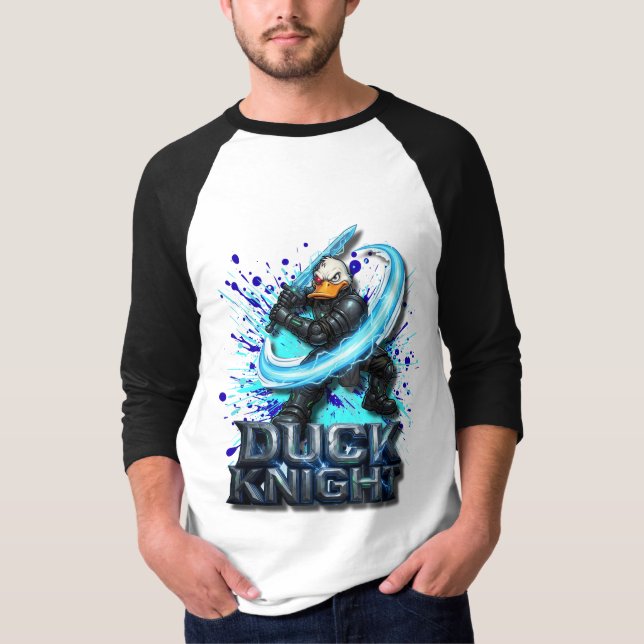 Camiseta Duck Knight 3D Cyber Duck Warrior (Frente)