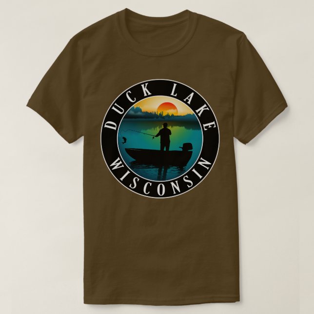Camiseta Duck Lake Wisconsin (Frente do Design)