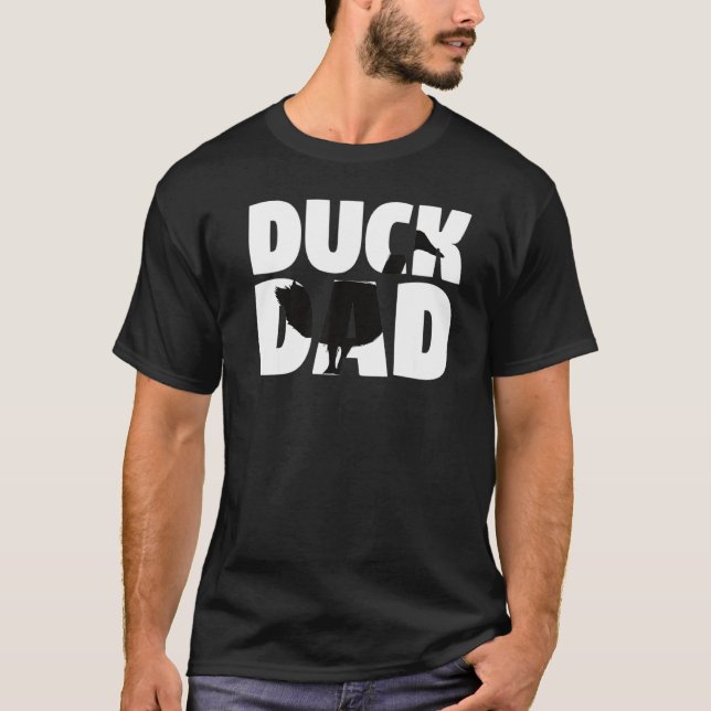 Camiseta Duck Pai Duck Lover Para Pais Gamekeepers Zooke (Frente)