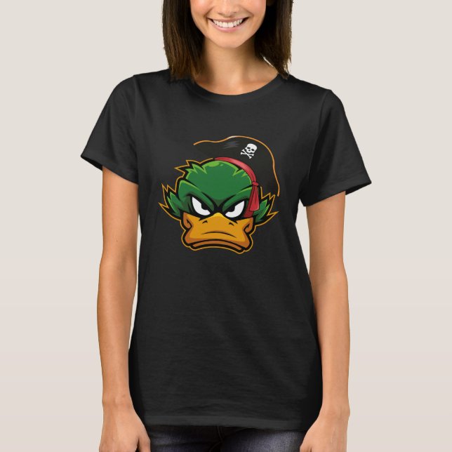 Camiseta Duck Pirate Farmer Duck Day Wild Duck  3 (Frente)