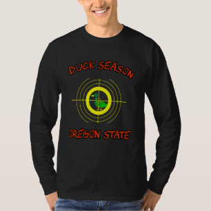 Camiseta Duck Season Oregon State College Sports Fan Game D