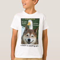 Duck Shiba Inu Dog Anatidaephobia Foto Engraçado