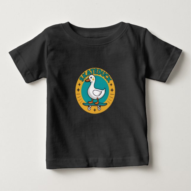 Camiseta Duck Skate Co. Legal Cartoon Skater (Frente)