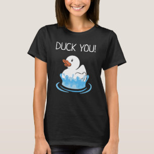 Camiseta Duck You Bathroom Pata Acessórios de Borracha Duck