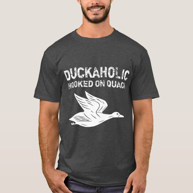 Camiseta Duckaholic Acessível A Presentes De Dia de os pais (Frente)