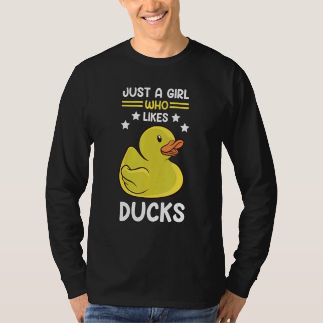 Camiseta Ducker Rubber Duck Quack Pond Dizendo 1 (Frente)