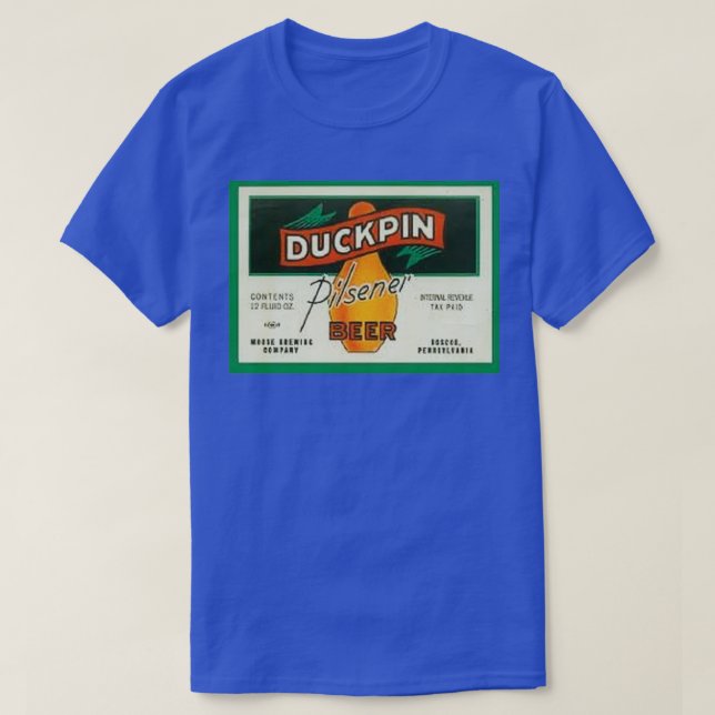 Camiseta Duckpin Pilsner Beer T (Frente do Design)