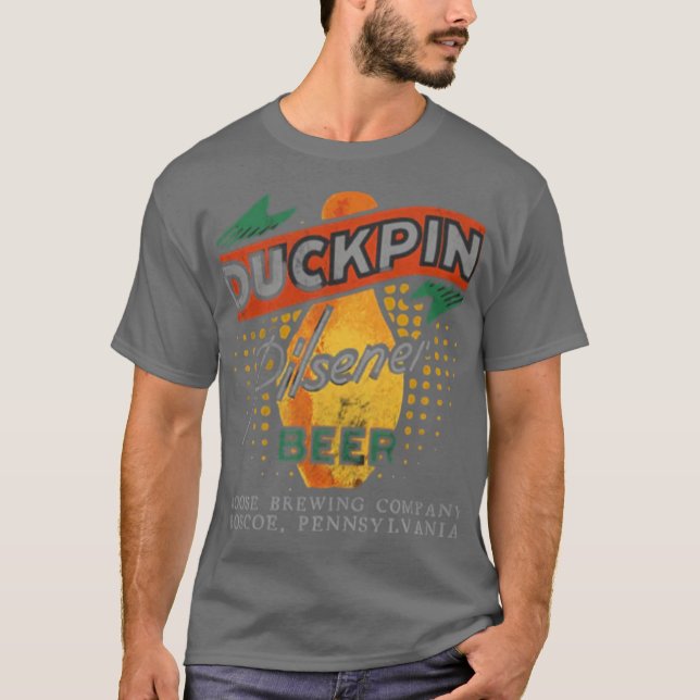 Camiseta Duckpin Pilsner - Roscoe, PA (Frente)