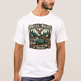 Camiseta Ducks Bucks Trucks Deer Hunting