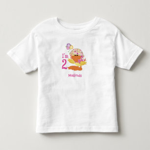Camiseta Ducky Girl segundo aniversário Toddler