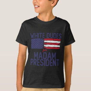 Camiseta Dudes Para A Senhora Presidente Shirts Kamal Harri