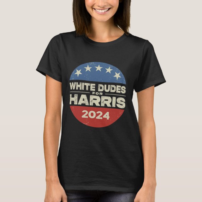 Camiseta Dudes Para Harris Kamala 2024 1 (Frente)