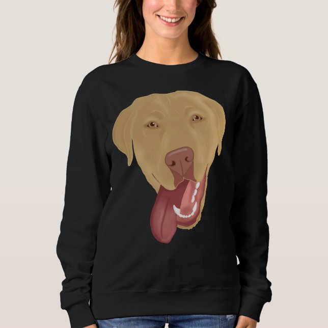 Camiseta Dudley Labrador Retriever Puppy Face (Frente)